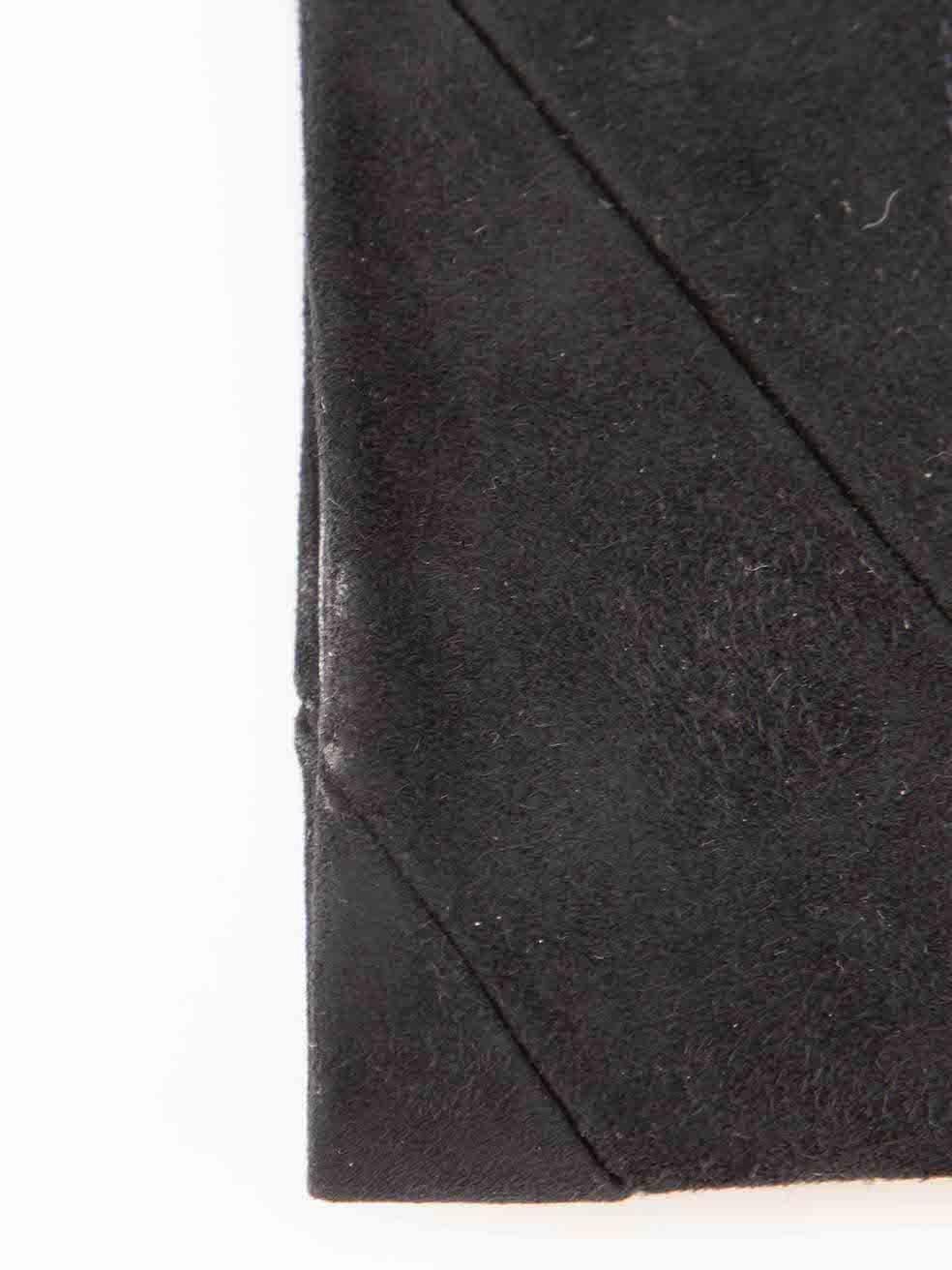 Louis Vuitton Navy Suede Spiral Knee High Boots Size IT 37 For Sale 1