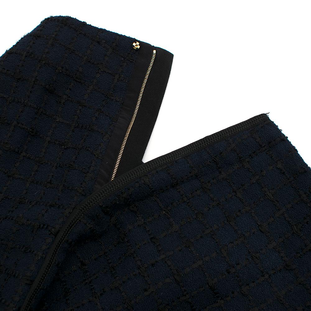 Louis Vuitton Navy Tweed Miniskirt Size US 0-2 1