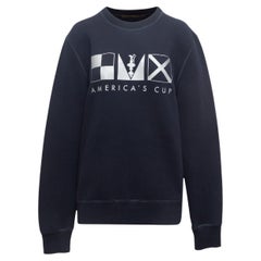 Louis Vuitton America's Cup Pulloverhemd in Marineblau & Weiß 2017