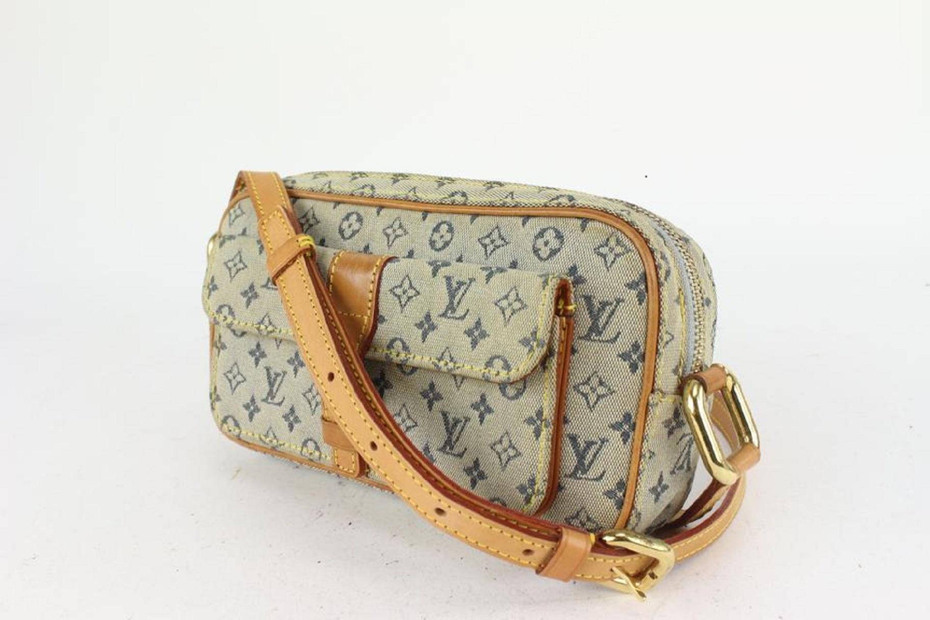 Louis Vuitton Brown Monogram Mini Lin Pochette Accessoires Wristlet 861608