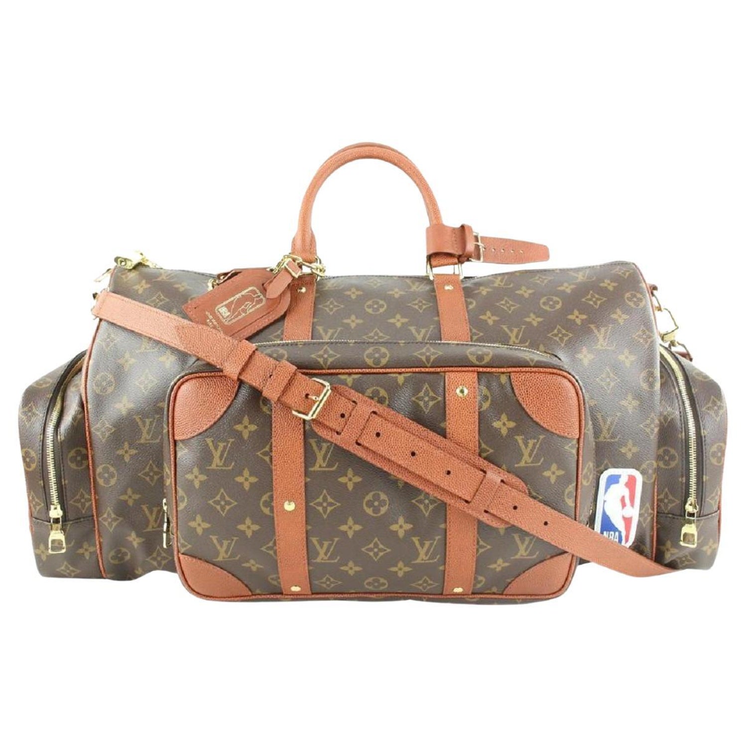 Louis Vuitton Keepall Bandouliere 55 NBA LV Black Basketball Weekend Travel  Bag