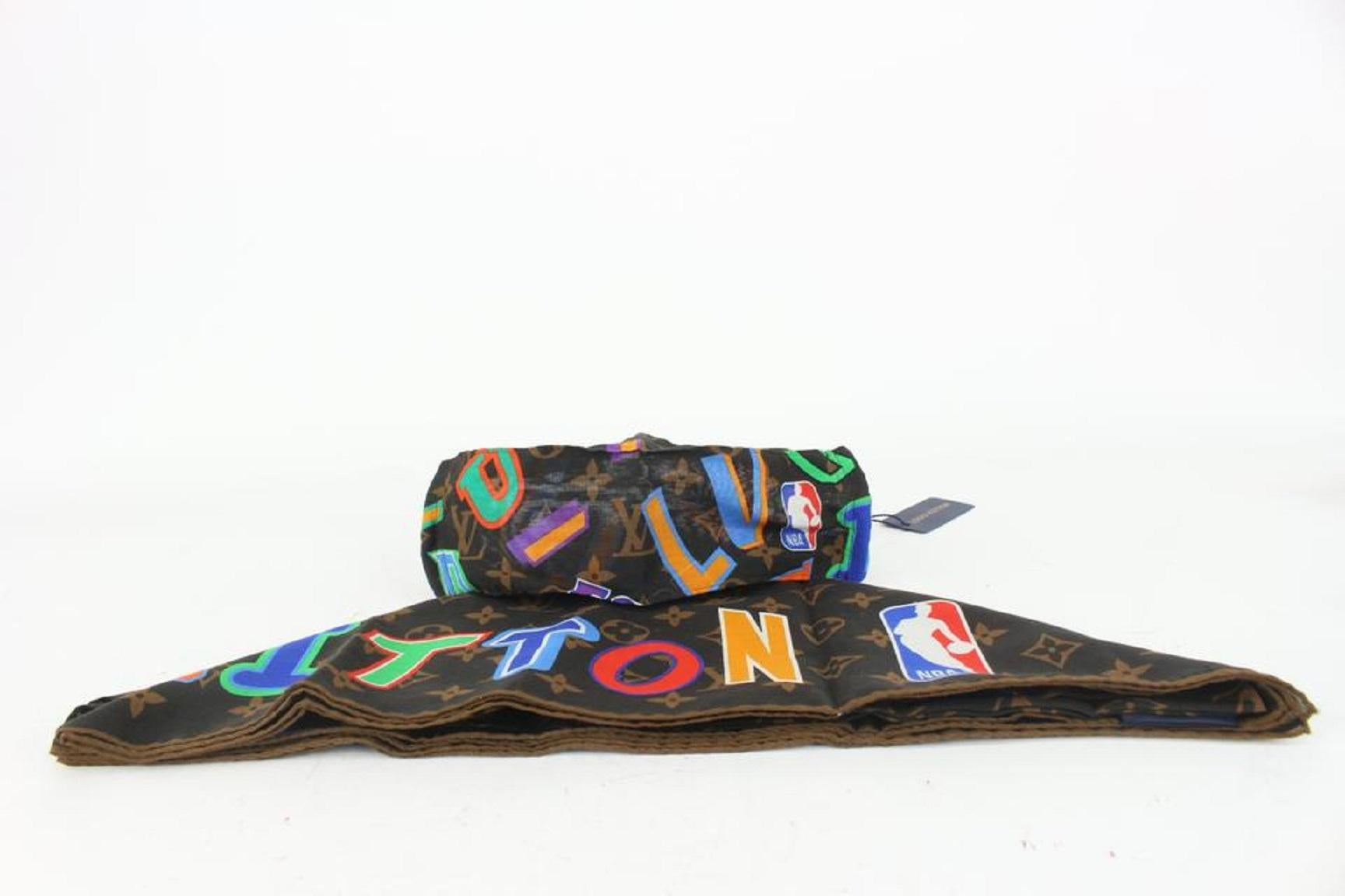 Louis Vuitton NBA Monogramm Maske und Bandana Set 34lvs722 im Zustand „Neu“ im Angebot in Dix hills, NY