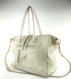 Louis Vuitton Neige Ivory Empreinte Leather Lumineuse PM 2way Bag 29LV713