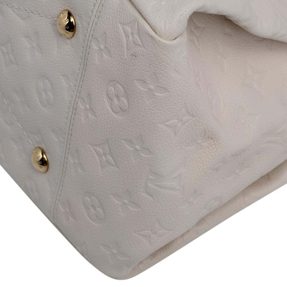 Louis Vuitton Neige Monogram Empreinte Leather Artsy MM Bag 5