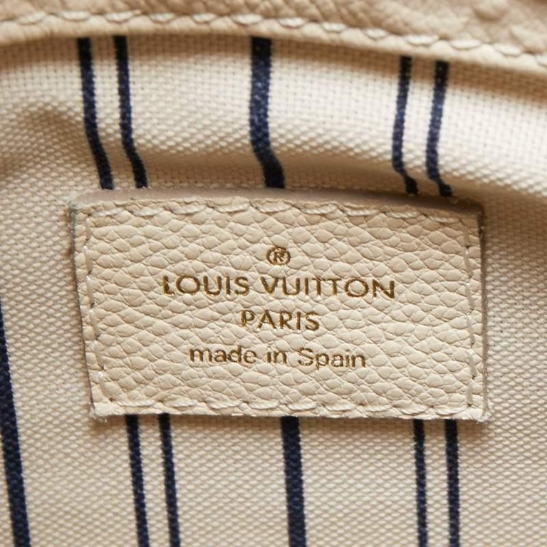 Louis Vuitton Neige Monogram Empreinte Leather Artsy MM Bag Louis