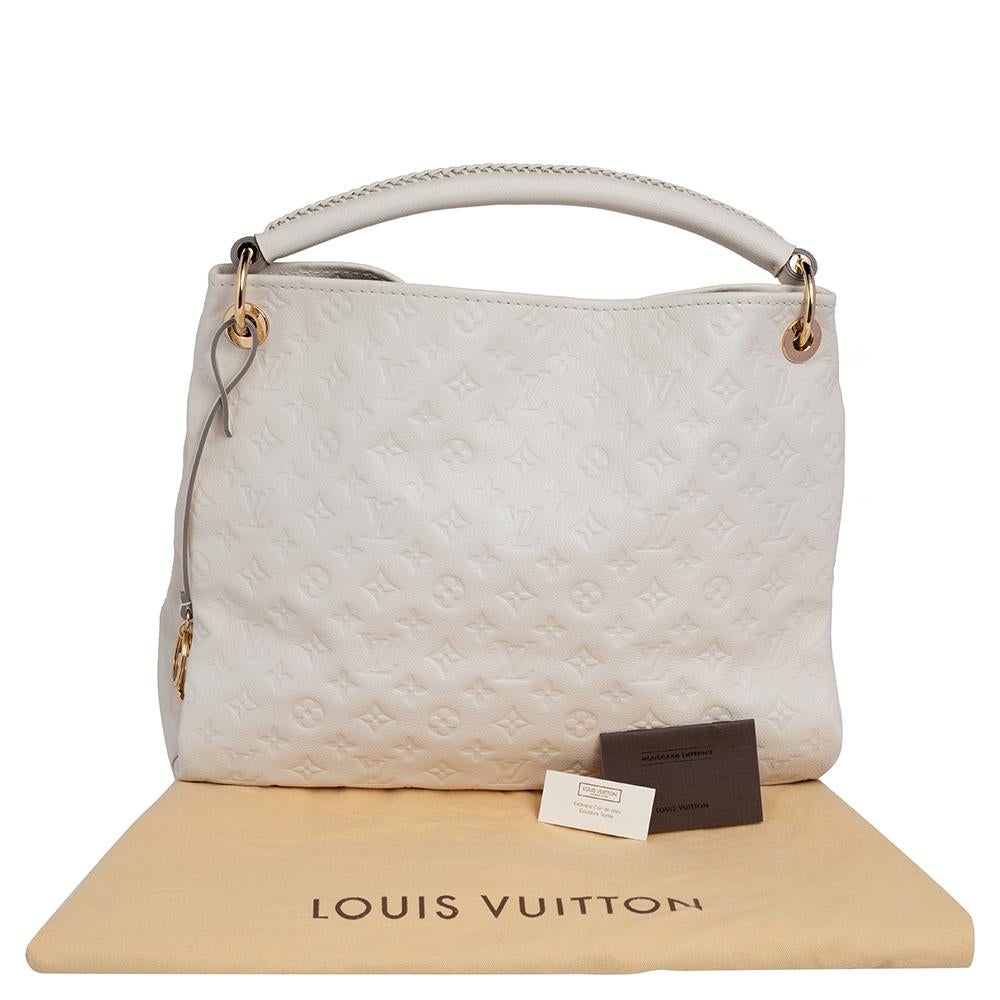 Louis Vuitton Neige Monogram Empreinte Leather Artsy MM Bag 6