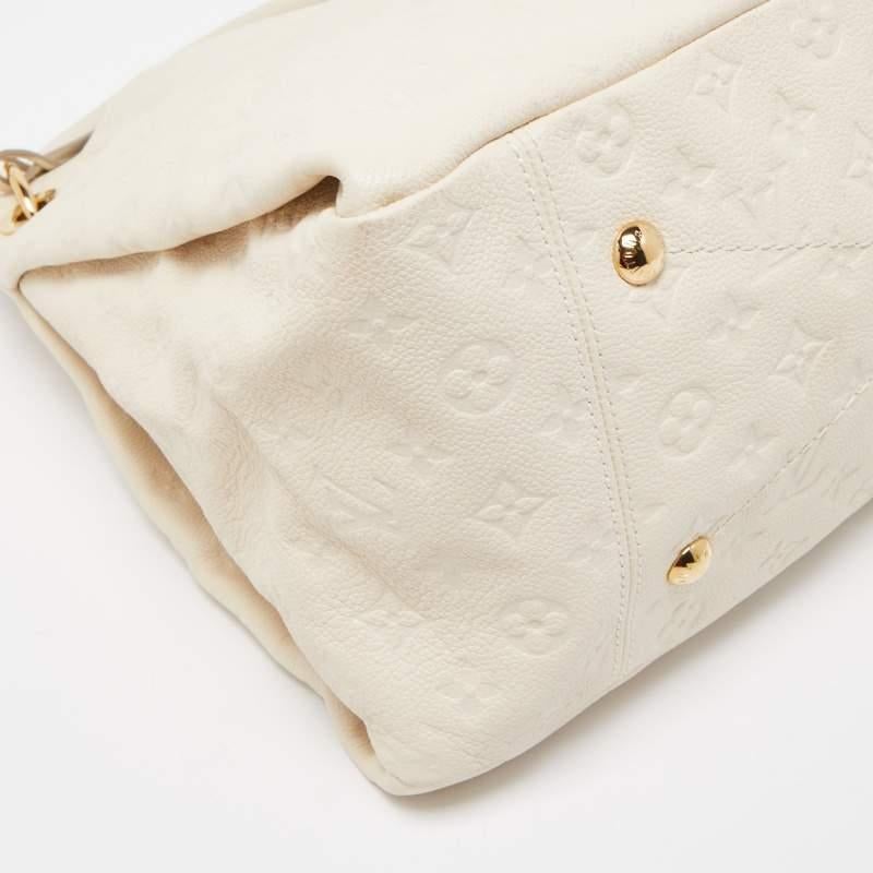 Louis Vuitton Neige Monogram Empreinte Leather Artsy MM Bag 9