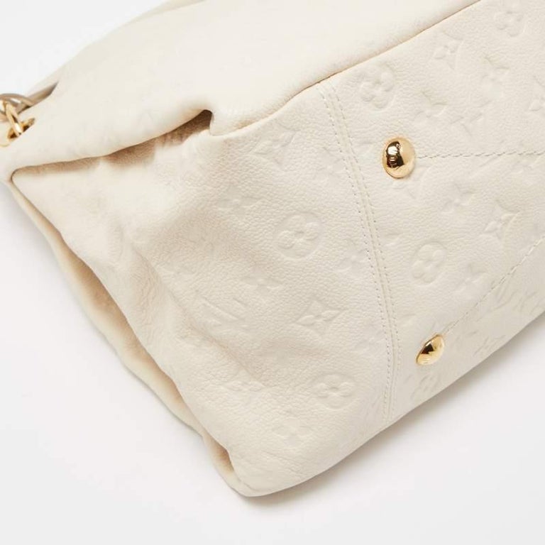 Louis Vuitton Neige Monogram Empreinte Leather Artsy mm Bag