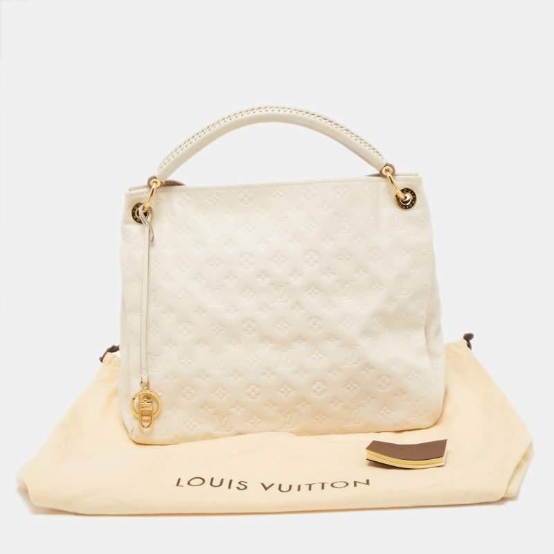 Louis Vuitton Neige Monogram Empreinte Leather Artsy MM Bag 5
