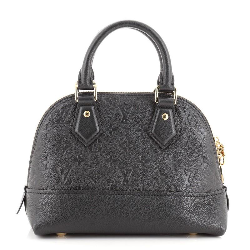 Black Louis Vuitton Neo Alma Handbag Monogram Empreinte Leather BB