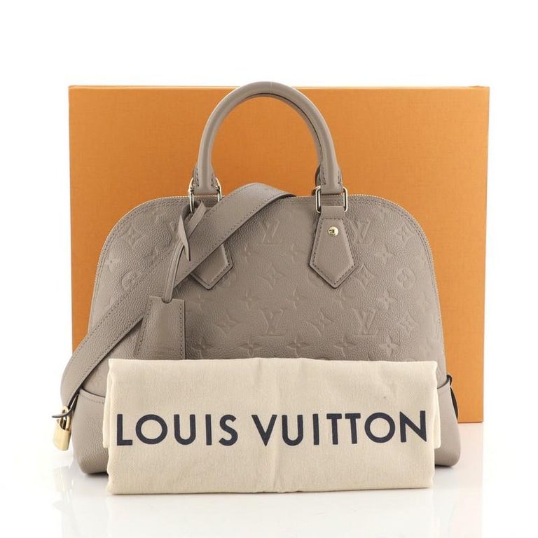 Louis Vuitton LV Neo Alma PM Grey Leather ref.281112 - Joli Closet