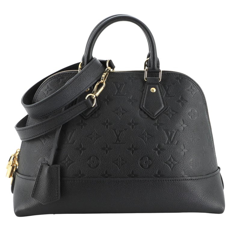 Louis Vuitton Black Empreinte Monogram Leather Neo Alma BB Bag For Sale at  1stDibs