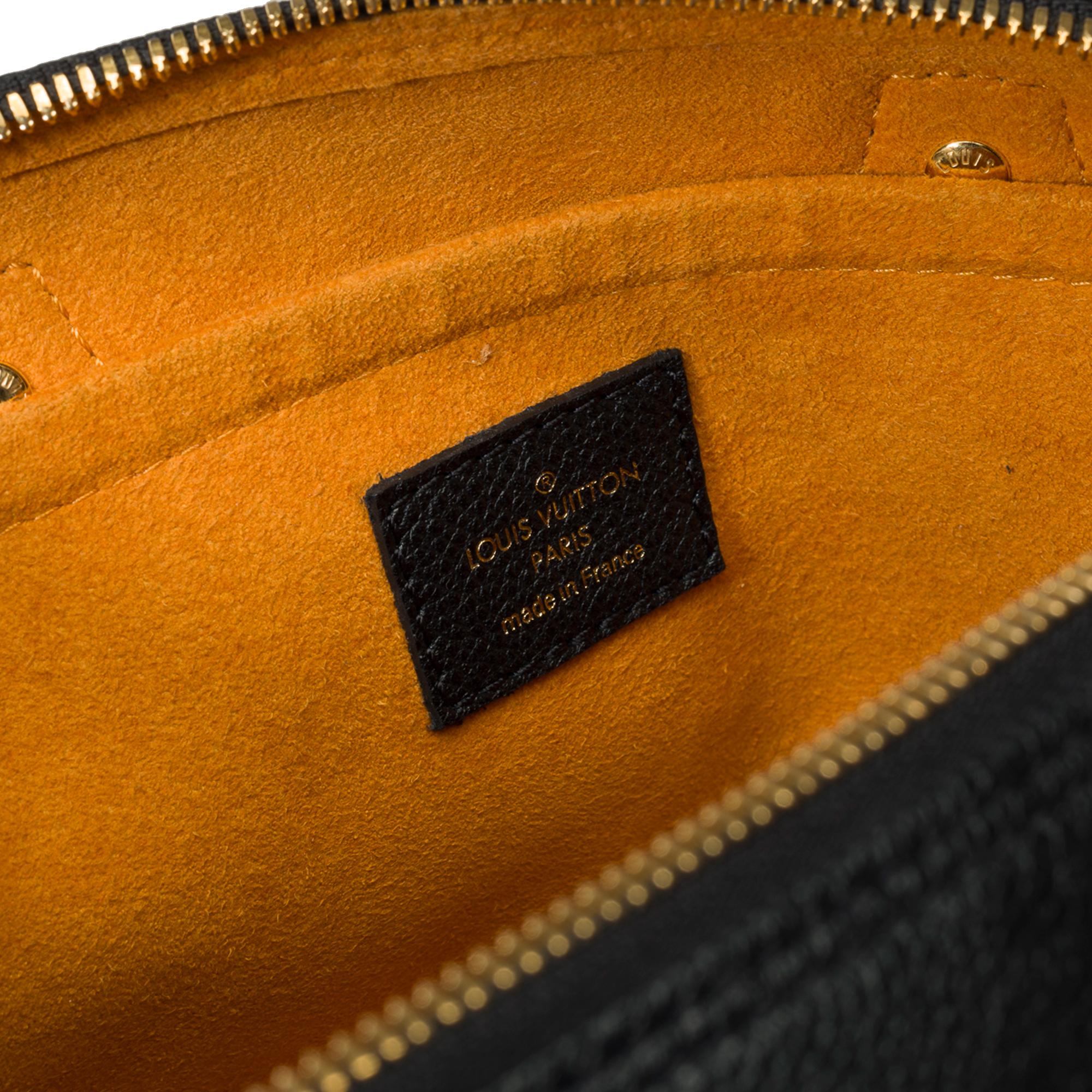 Louis Vuitton Néo Alma handbag strap in black monogram calf leather , GHW For Sale 3