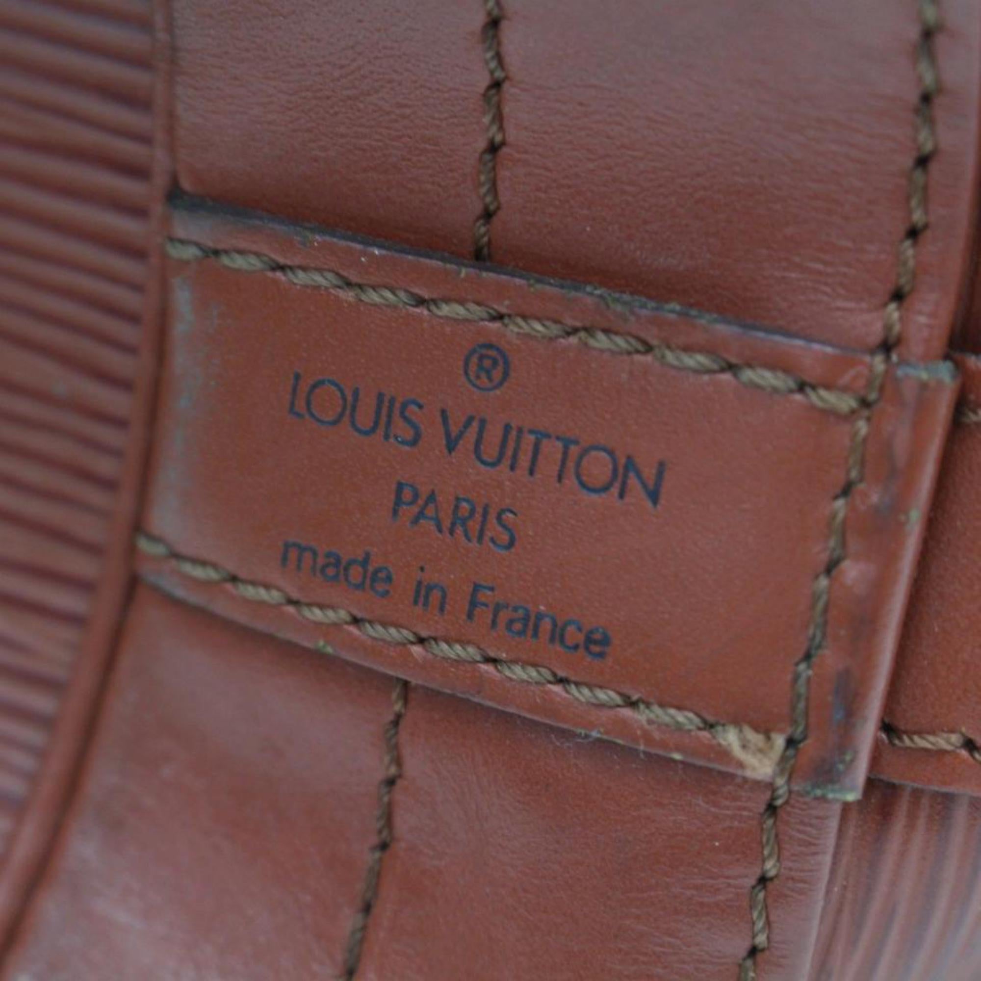 Louis Vuitton Neo Bucket Noe Gm Hobo 869725 Brown Leather Shoulder Bag For Sale 4
