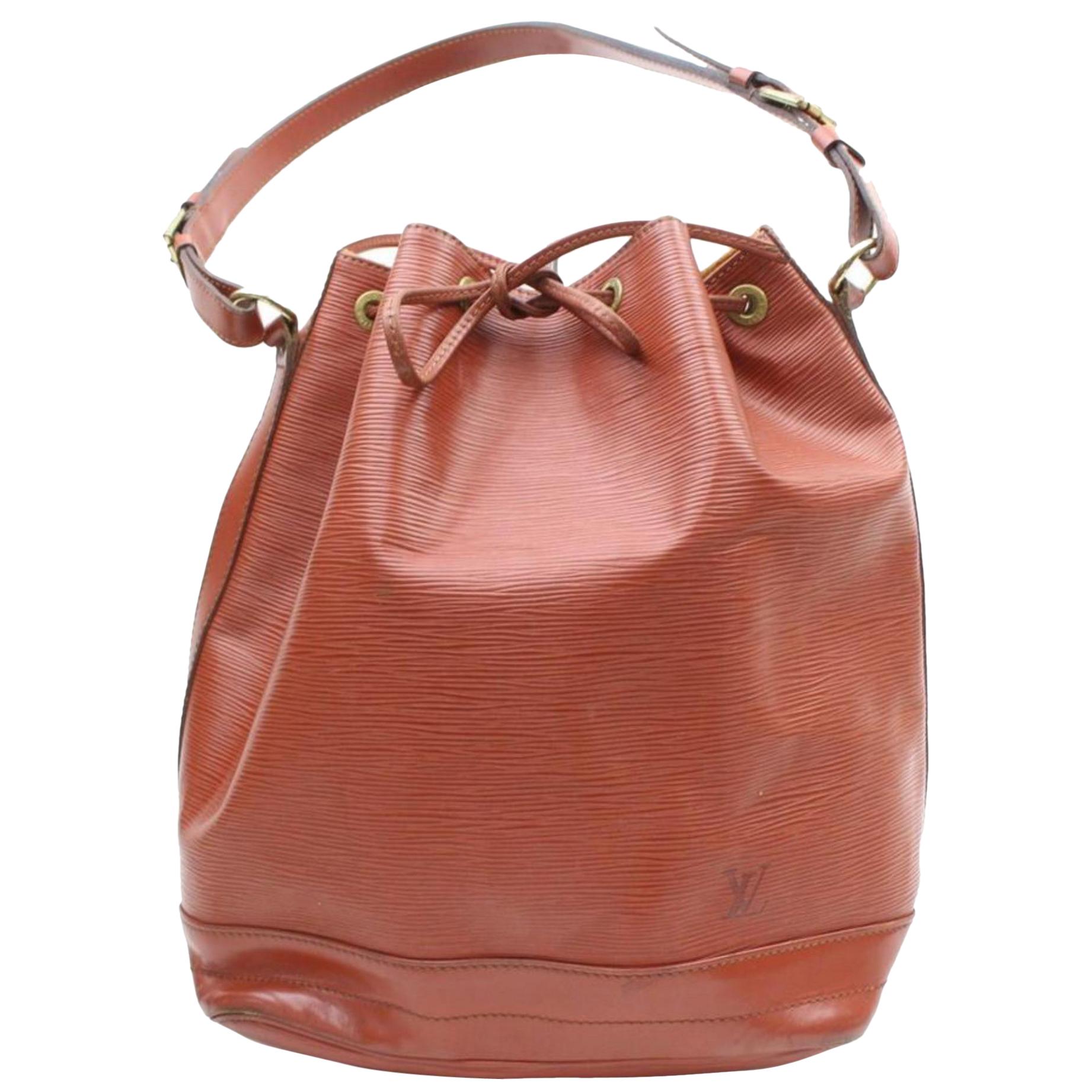 Louis Vuitton Neo Bucket Noe Gm Hobo 869725 Brown Leather Shoulder Bag For Sale