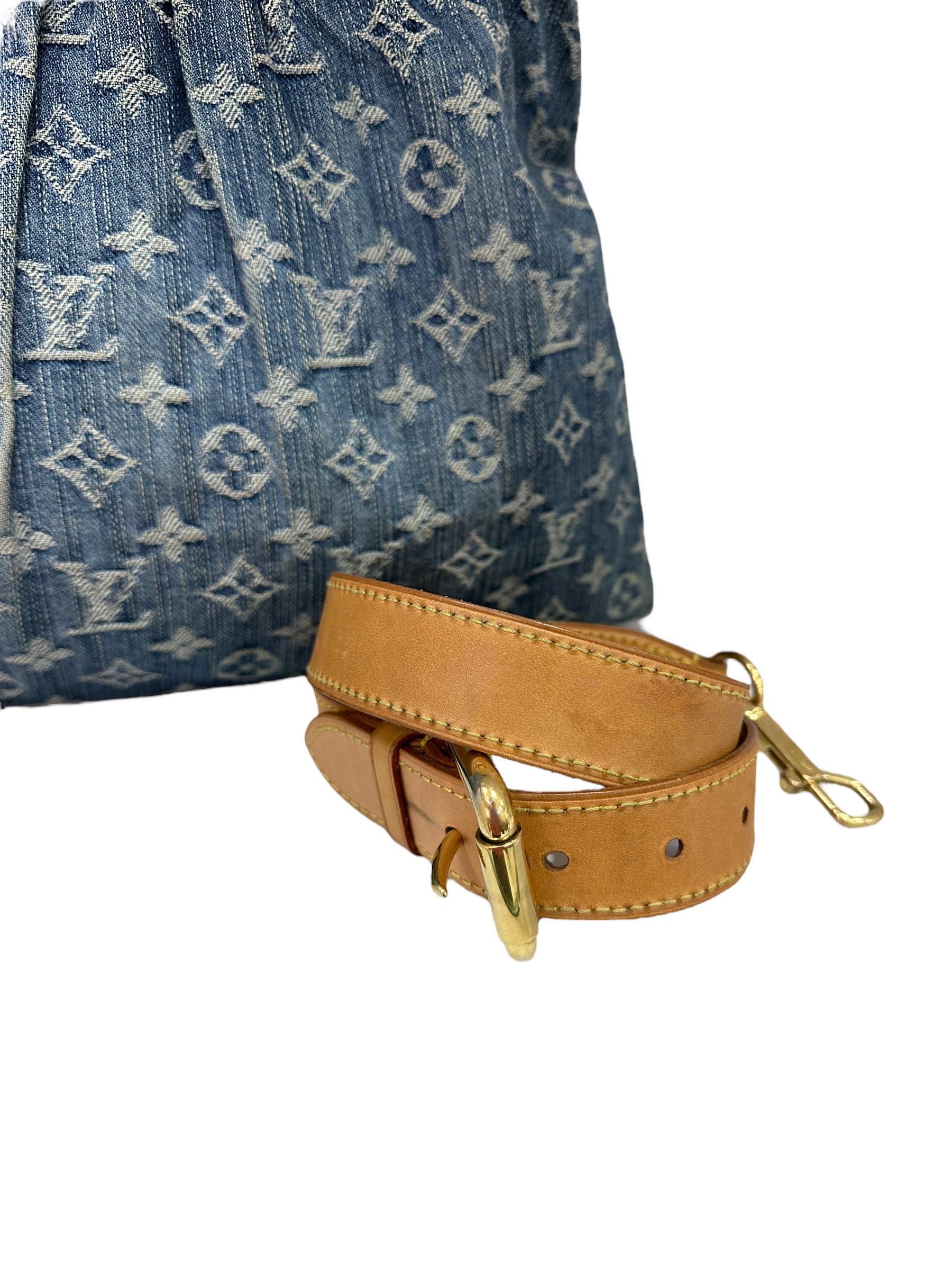 Louis Vuitton Neo Cabby GM Denim Top Handle Bag 6
