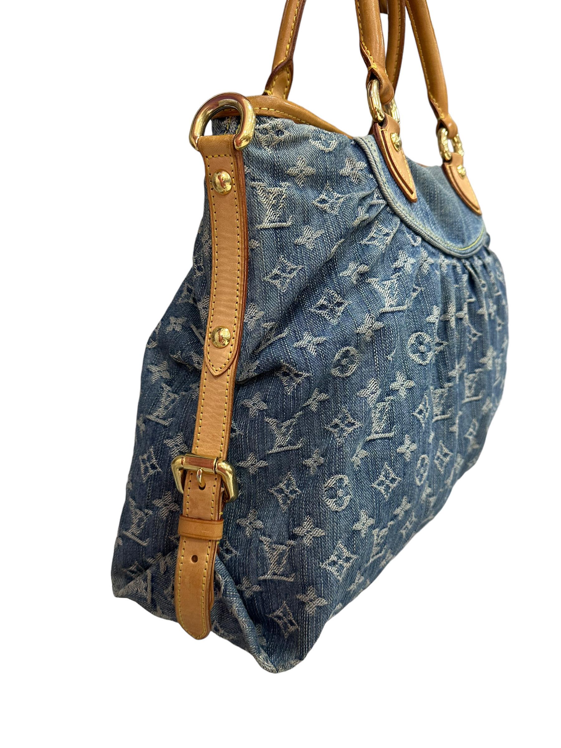 Louis Vuitton Neo Cabby GM Denim Top Handle Bag 1