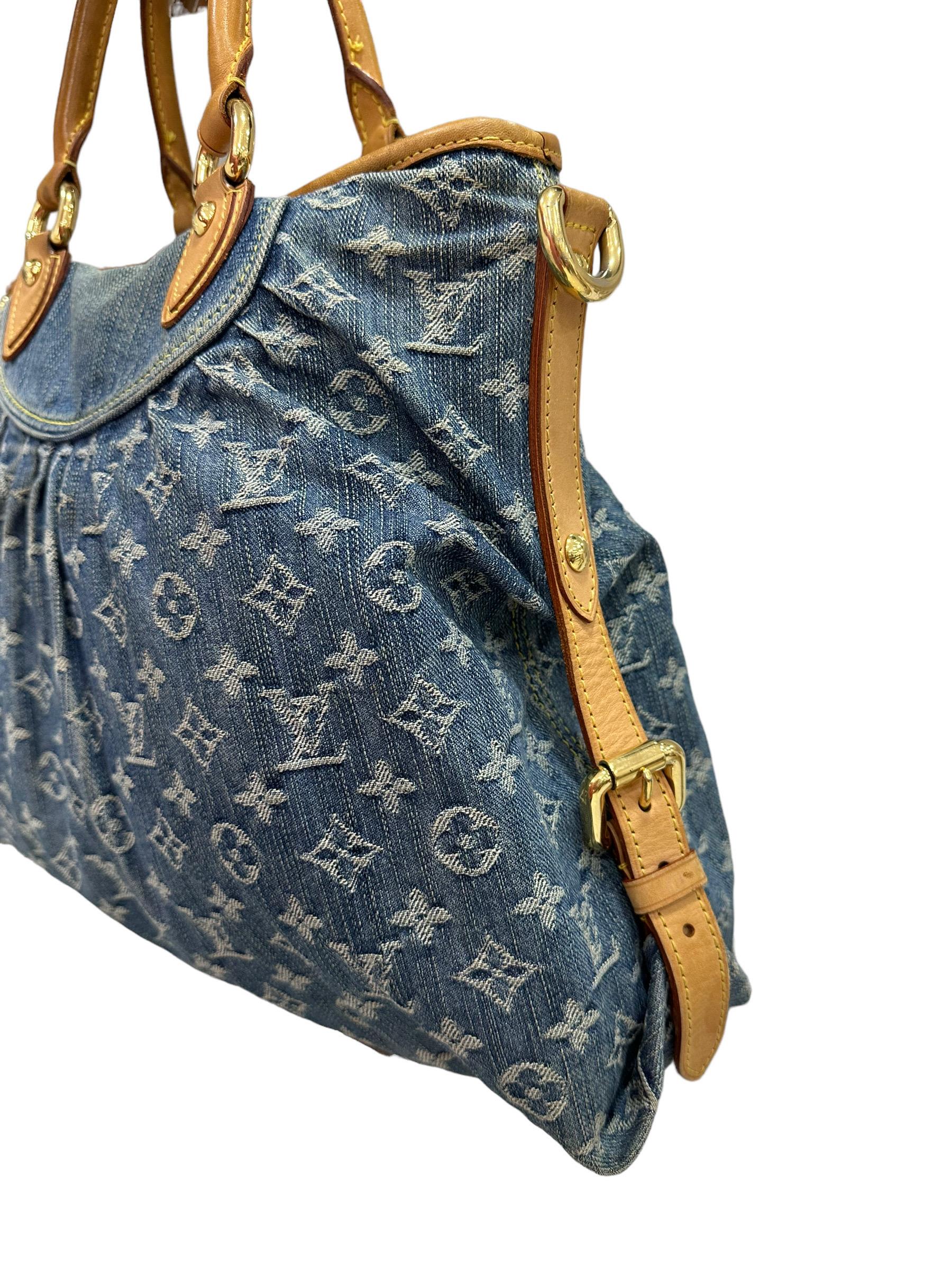 Louis Vuitton Neo Cabby GM Denim Top Handle Bag 2