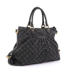 Louis Vuitton Neo Cabby Handbag Denim GM