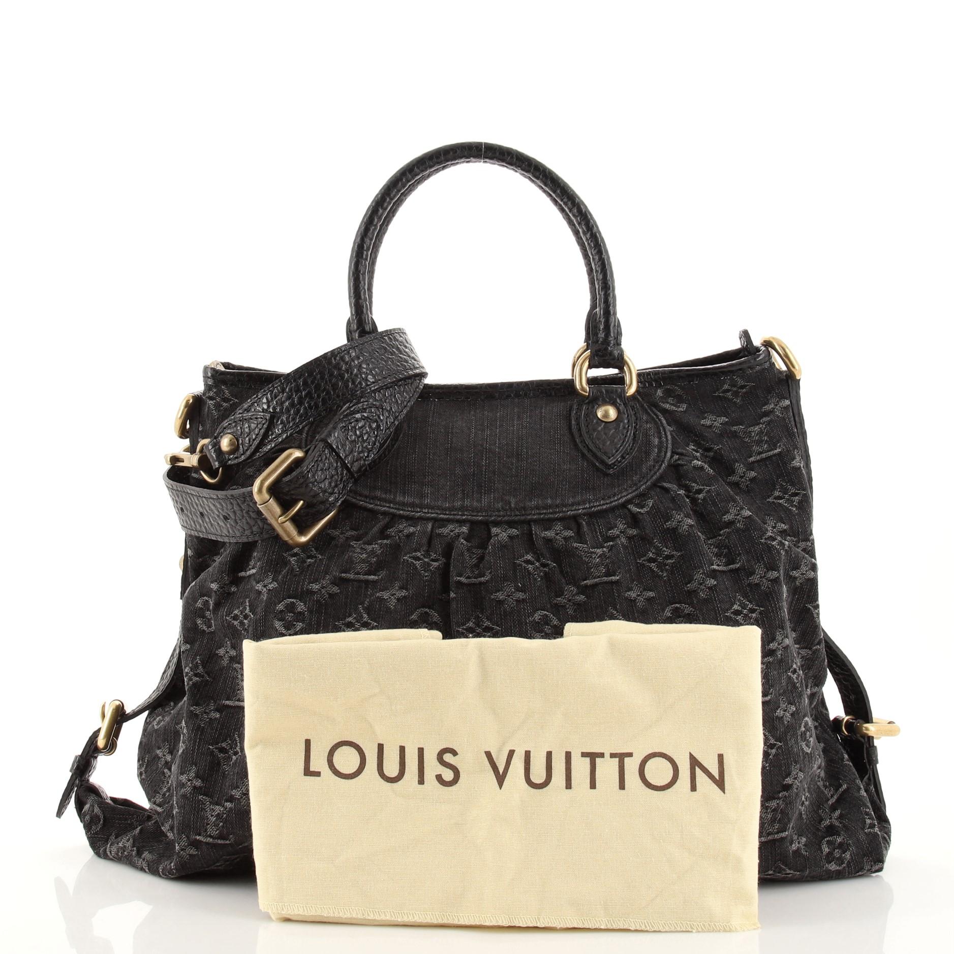Louis Vuitton Encre Monogram Denim Neo Cabby GM Bag Louis Vuitton