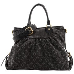 Louis Vuitton Neo Cabby Handbag Denim GM