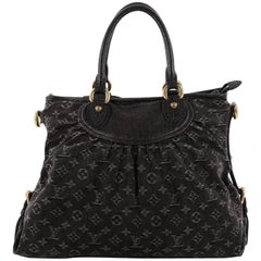 Louis Vuitton Neo Cabby Handbag Denim GM