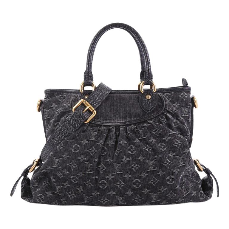 Louis Vuitton Neo Cabby Handbag Denim GM