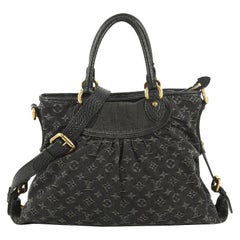 Louis Vuitton Neo Cabby Handbag Denim GM
