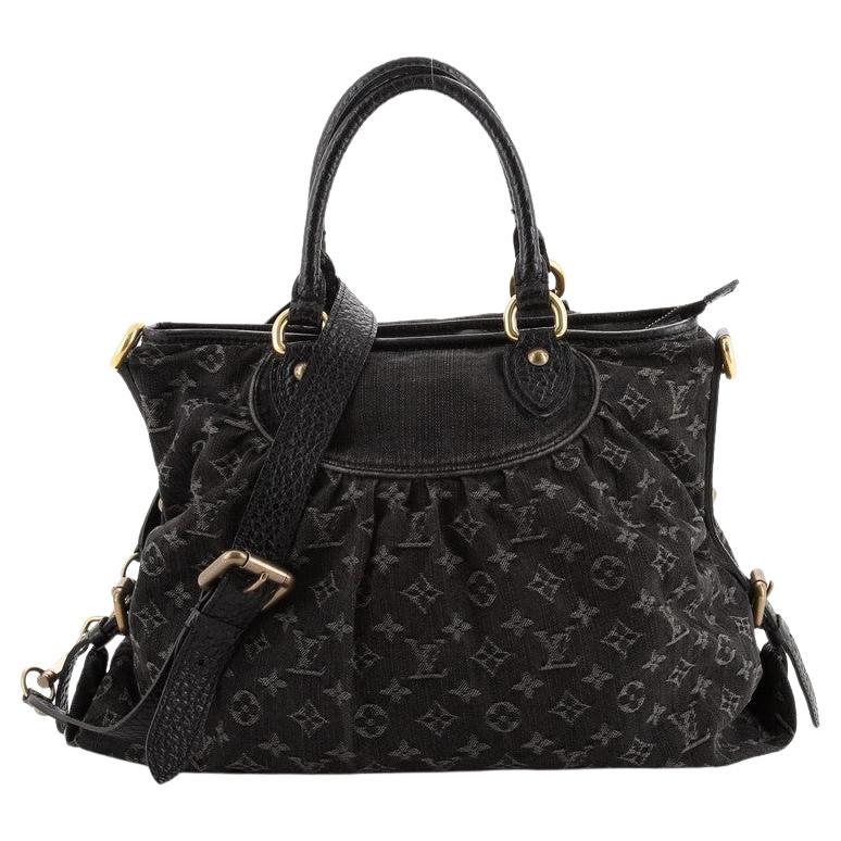 Louis Vuitton Neo Cabby Handbag Denim GM
