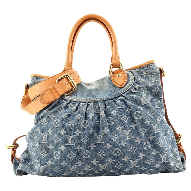 Louis Vuitton Neo Cabby Handbag Denim GM at 1stDibs