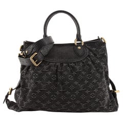 Louis Vuitton Neo Cabby Handbag Denim GM