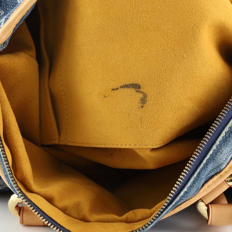 Louis Vuitton Neo Cabby Handbag Denim MM 5