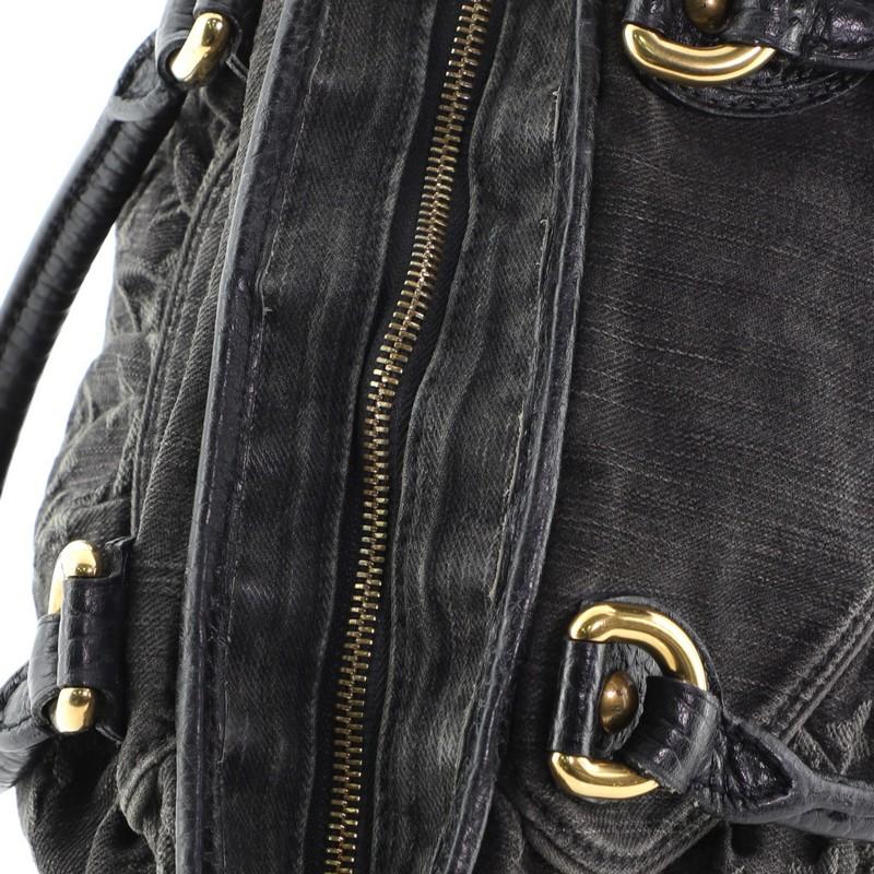 Louis Vuitton Neo Cabby Handbag Denim MM 2