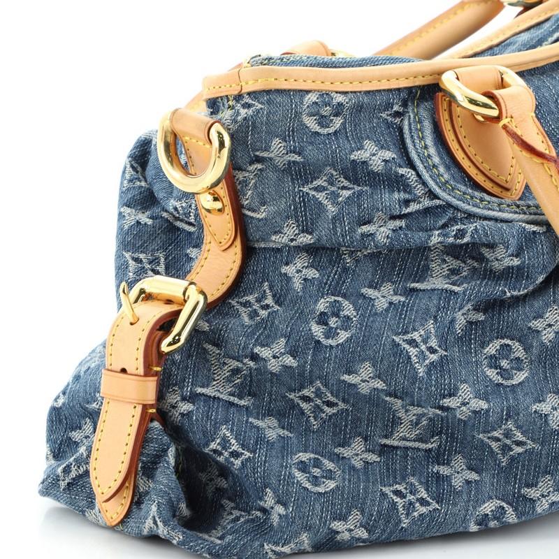 Louis Vuitton Neo Cabby Handbag Denim MM 4