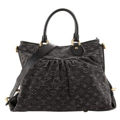 Louis Vuitton Neo Cabby Handbag Denim MM