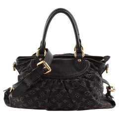 Louis Vuitton Neo Cabby Handbag Denim MM