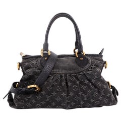 Louis Vuitton Neo Cabby Handbag Denim MM