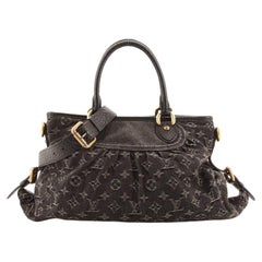 Louis Vuitton Neo Cabby Handbag Denim MM
