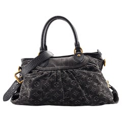 Louis Vuitton Neo Cabby Handbag Denim MM