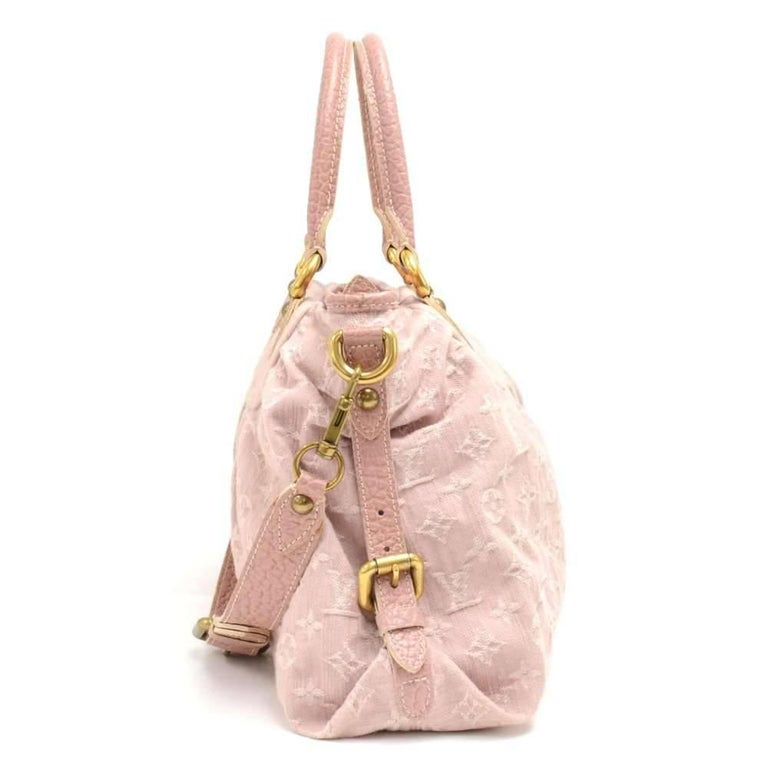 Louis Vuitton Pink Monogram Denim Neo Cabby MM Bag Louis Vuitton