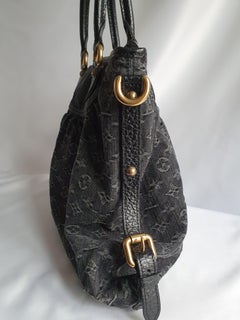LOUIS VUITTON, Neo Gaby aus grauem Denim