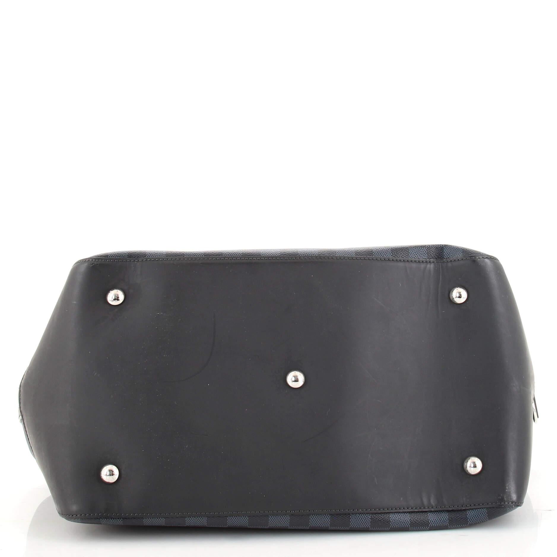 Black Louis Vuitton Neo Greenwich Handbag Damier Cobalt PM
