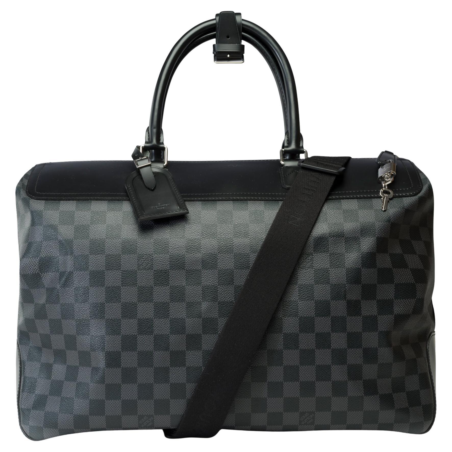 Louis Vuitton Neo Greenwich strap travel bag in brown canvas, PHW For Sale