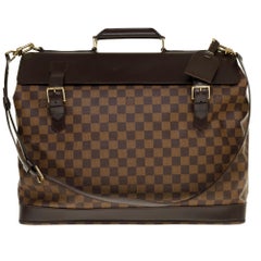 Louis Vuitton Neo Greenwich travel bag in brown canvas, golden hardware