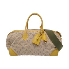 Louis Vuitton Neo Papillon Revelation GM Beige and Canvas Yellow Leather