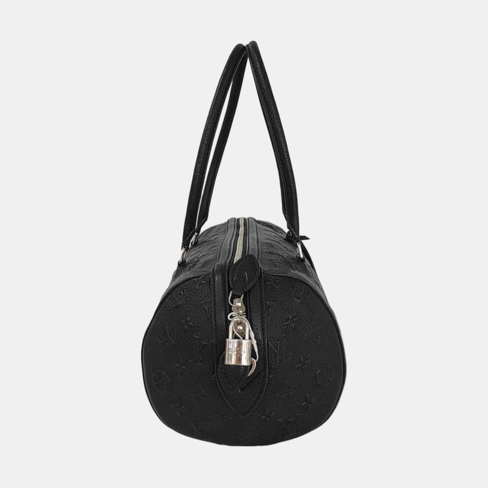 Louis Vuitton Neo Papillon Revelation GM Black Leather Shoulder Bag with Strap In Good Condition For Sale In AUBERVILLIERS, FR