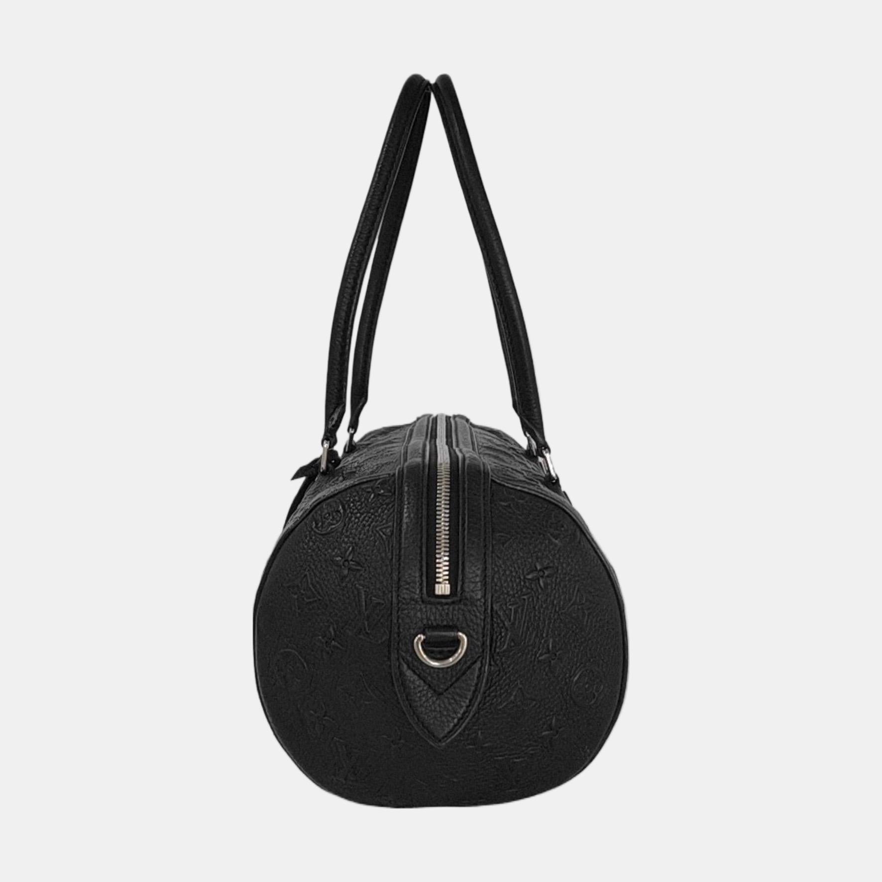 Louis Vuitton Neo Papillon Revelation GM Black Leather Shoulder Bag with Strap For Sale 1