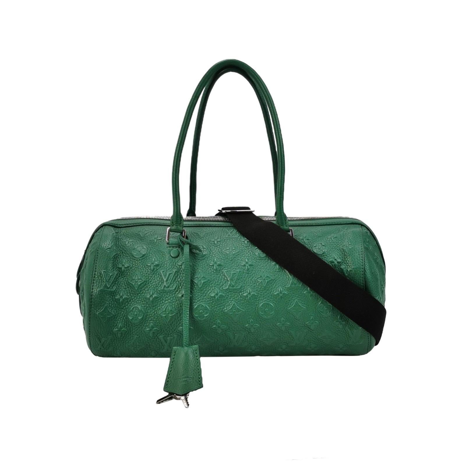 Louis Vuitton Neo Papillon Revelation GM Green Leather Shoulder Bag with Strap