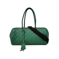 Louis Vuitton Neo Papillon Revelation GM Green Leather Shoulder Bag with Strap