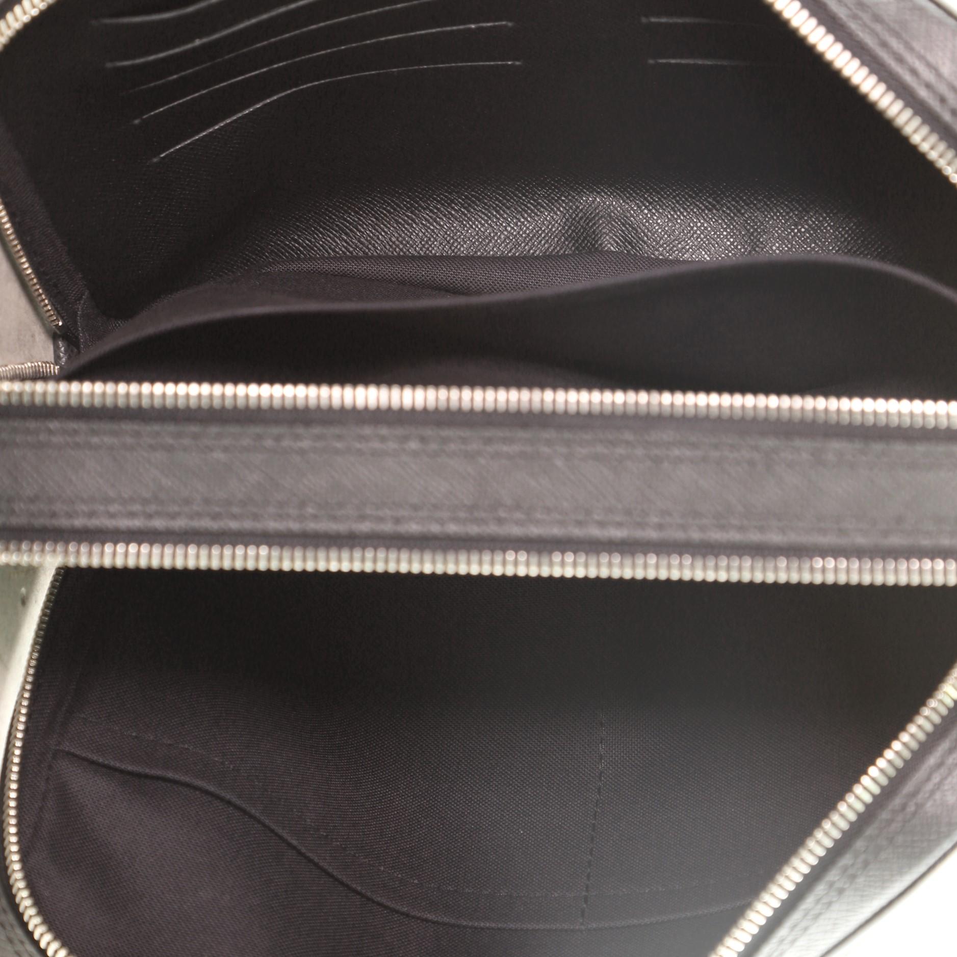 Women's or Men's Louis Vuitton Neo Pavel Handbag Taiga Leather